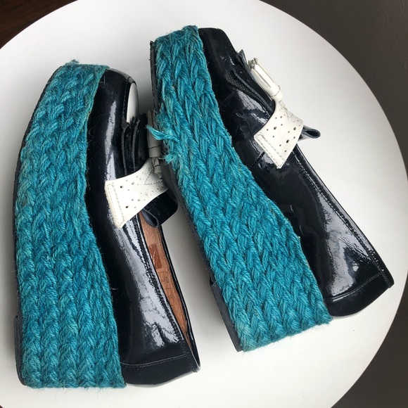 Jeffrey Campbell platform penny loafers size 8 - Picture 2 of 4